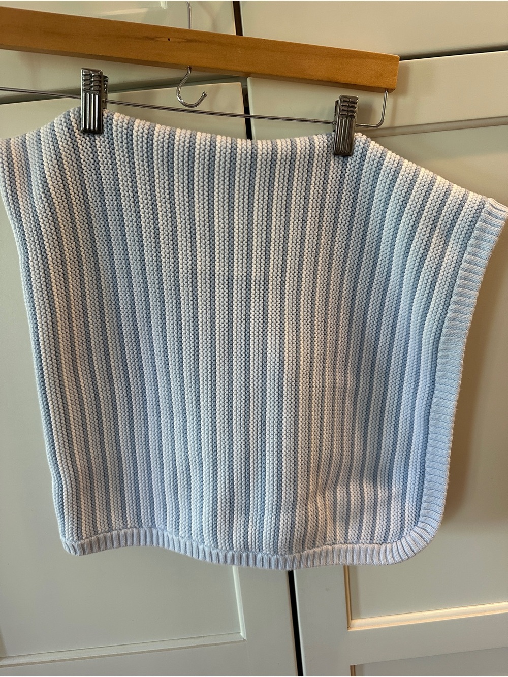 Pale Blue Barneys New York Baby Blanket 20x30"